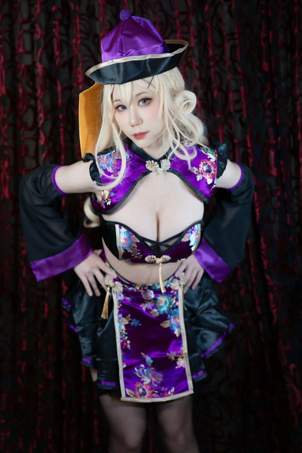 坊桥夜泊_No_002_Sugar_Whip_戦斗キョンシー_紫_40P_375MB tg@simisebaisi 【丝足阁】028.webp